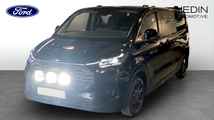 Ford Custom Dubbelhytt i skåp Black Edition Limited