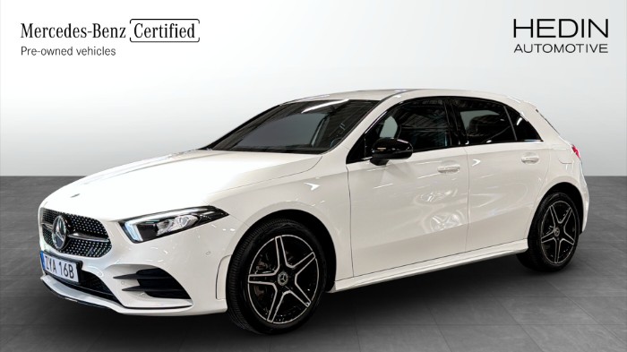 A250 E AMG Line B-kamera Värmare Night Package