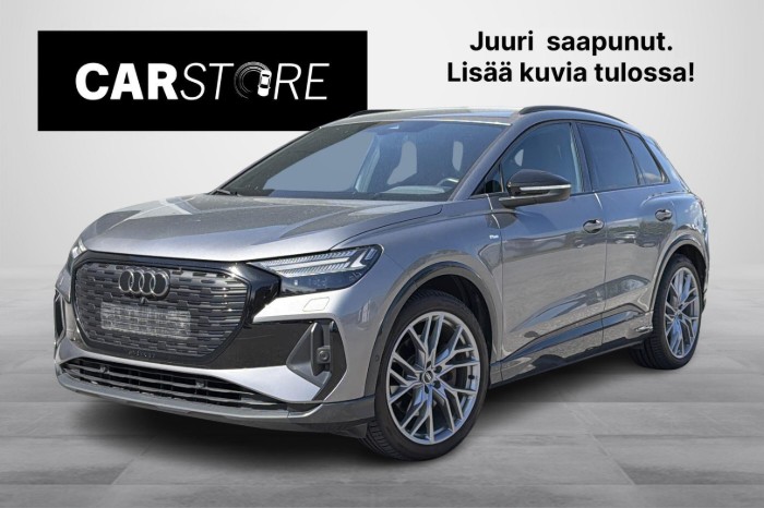 S line 50 e-tron quattro **S Line sisä -ja ulkopaketit**