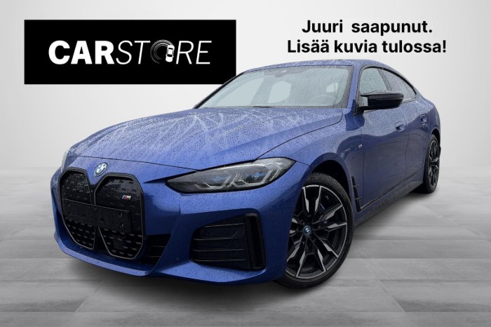 BMW i4 M50 Fully Charged Portimao Blue