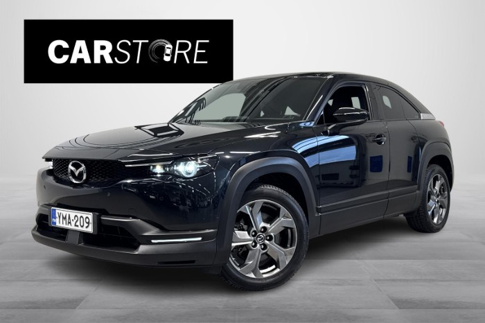 35,5 kWh e-Skyactiv Elegance ruskea Leatherette // Muistipenkit / HUD / Puolinahkaverhoilu //