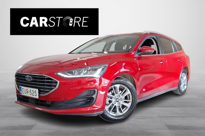 1.0 EcoBoost Hybrid Powershift 125hv kevythybridi A7 Titanium Wagon / 1-OM Suomiauto / ACC / Kamera