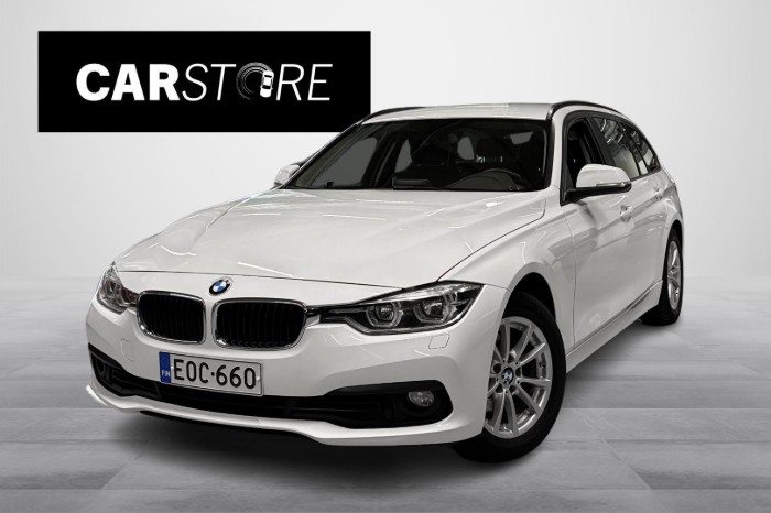 F31 Touring 318i A Business // 2.om Suomiauto / LED / BT-audio / Vakkari / Sähkökontti