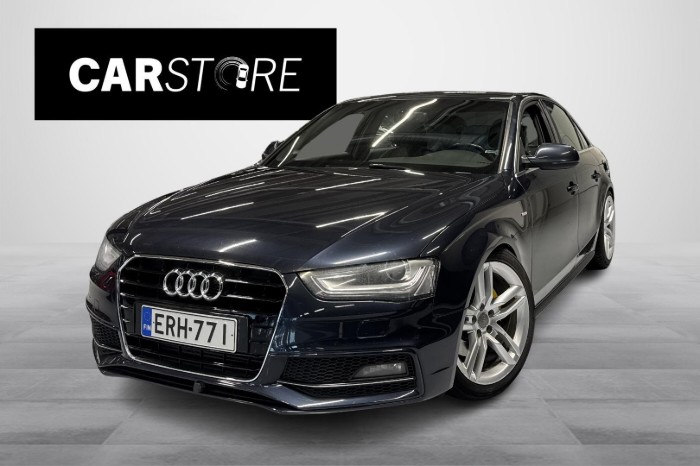 Sedan 2,0 TFSI 155 kW quattro S tronic S Line// Bi-Xenon / Vakkari / Alustasarja / Nahka-Alcantara//