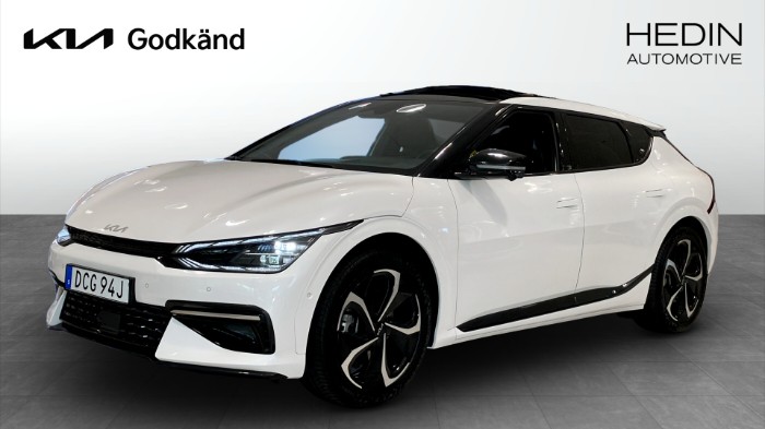 EV6 GT LINE AWD 20, SOLLUCKA VIT INREDNING GODKÄND