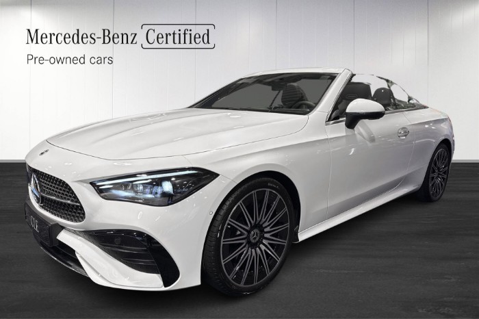 300 4MATIC CABRIOLET // AMG PREMIUM // SVART SUFFLETT // HEAD-UP