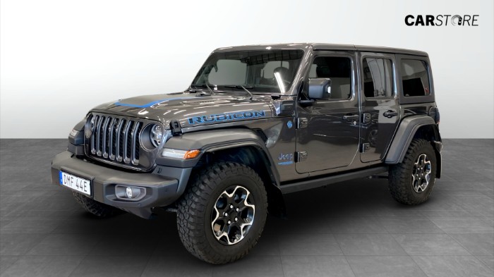 Rubicon Unlimited 4xe Automatisk, 380hk, BAKKAMERA|